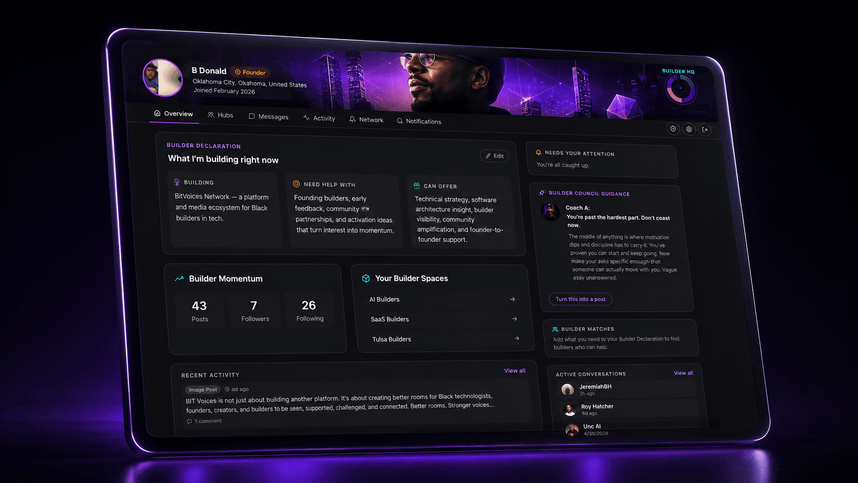 BitVoices Network platform preview